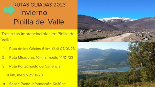 RUTAS GUIADAS 2023 invierno Pinilla del Valle