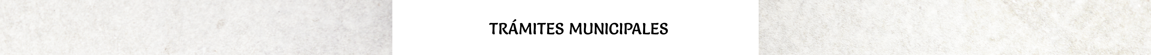 PÁGINA TRÁMITES MUNICIPALES
