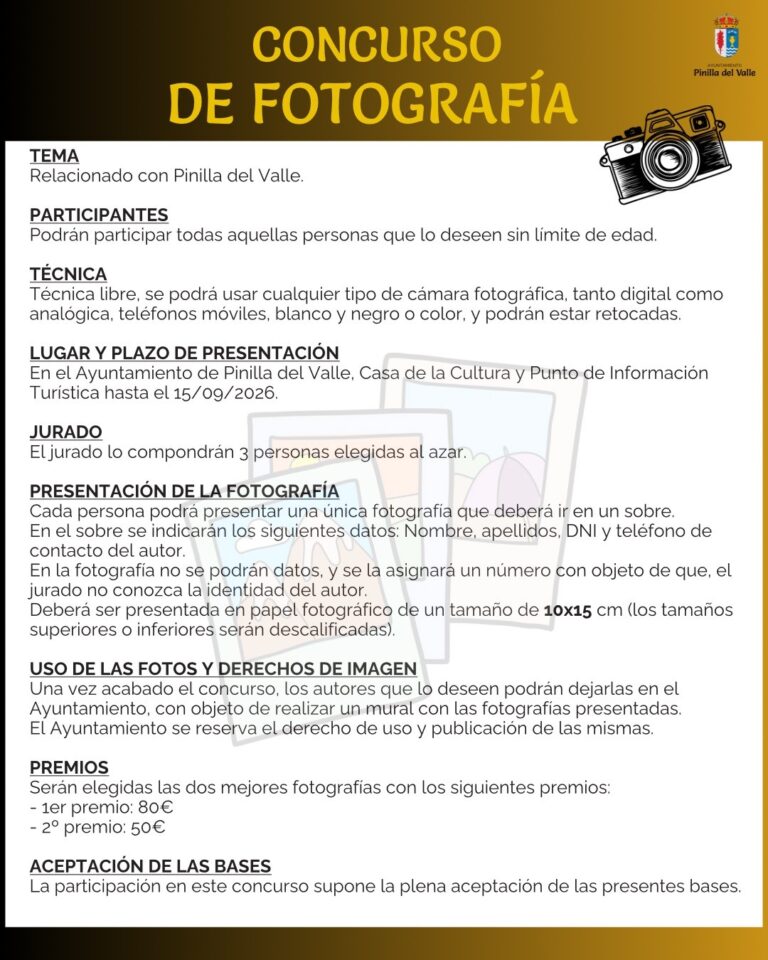 CONCURSO DE FOTOGRAFÍA 2026