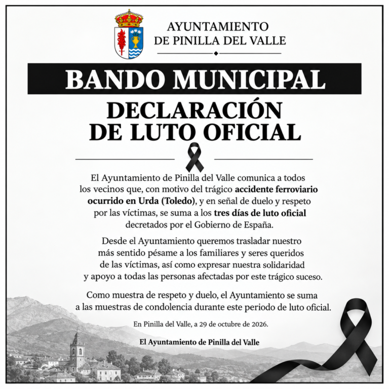 DECRETO DE TRES DIAS DE LUTO NACIONAL